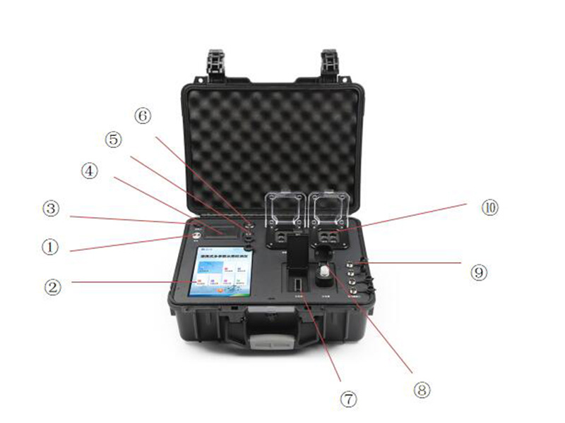 便攜式總磷檢測儀外觀介紹